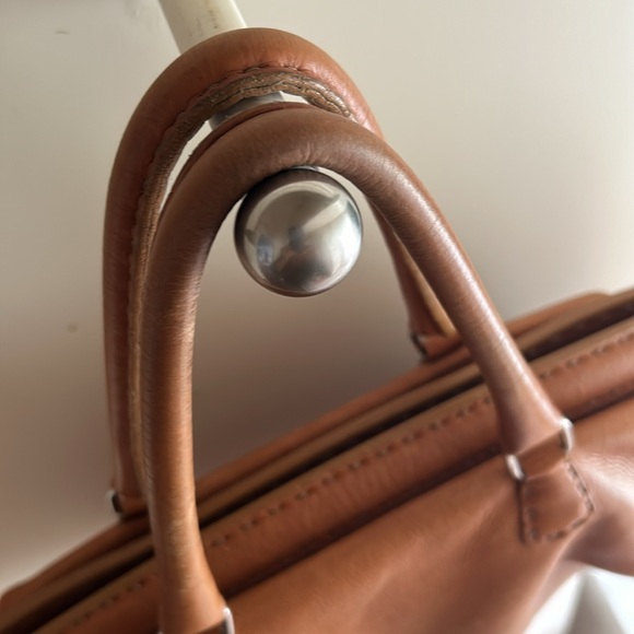 FENDI Selleria Doctor Bag pebbled leather 🇮🇹 PRE-LOVED Caramel - Picture 5 of 14